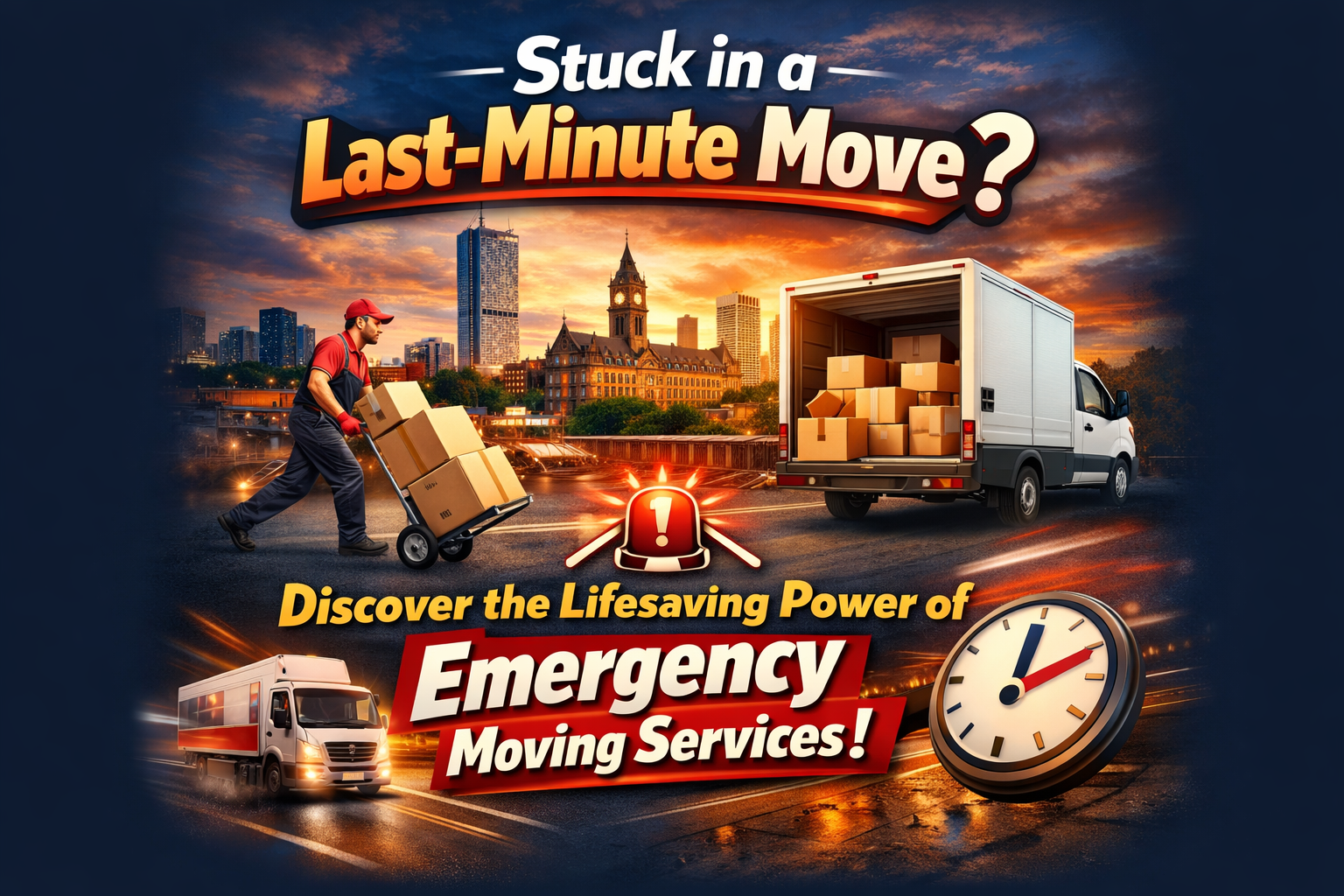 Stuck in a Last-Minute Move? Discover the Lifesaving Power of Emergency Moving Services!
