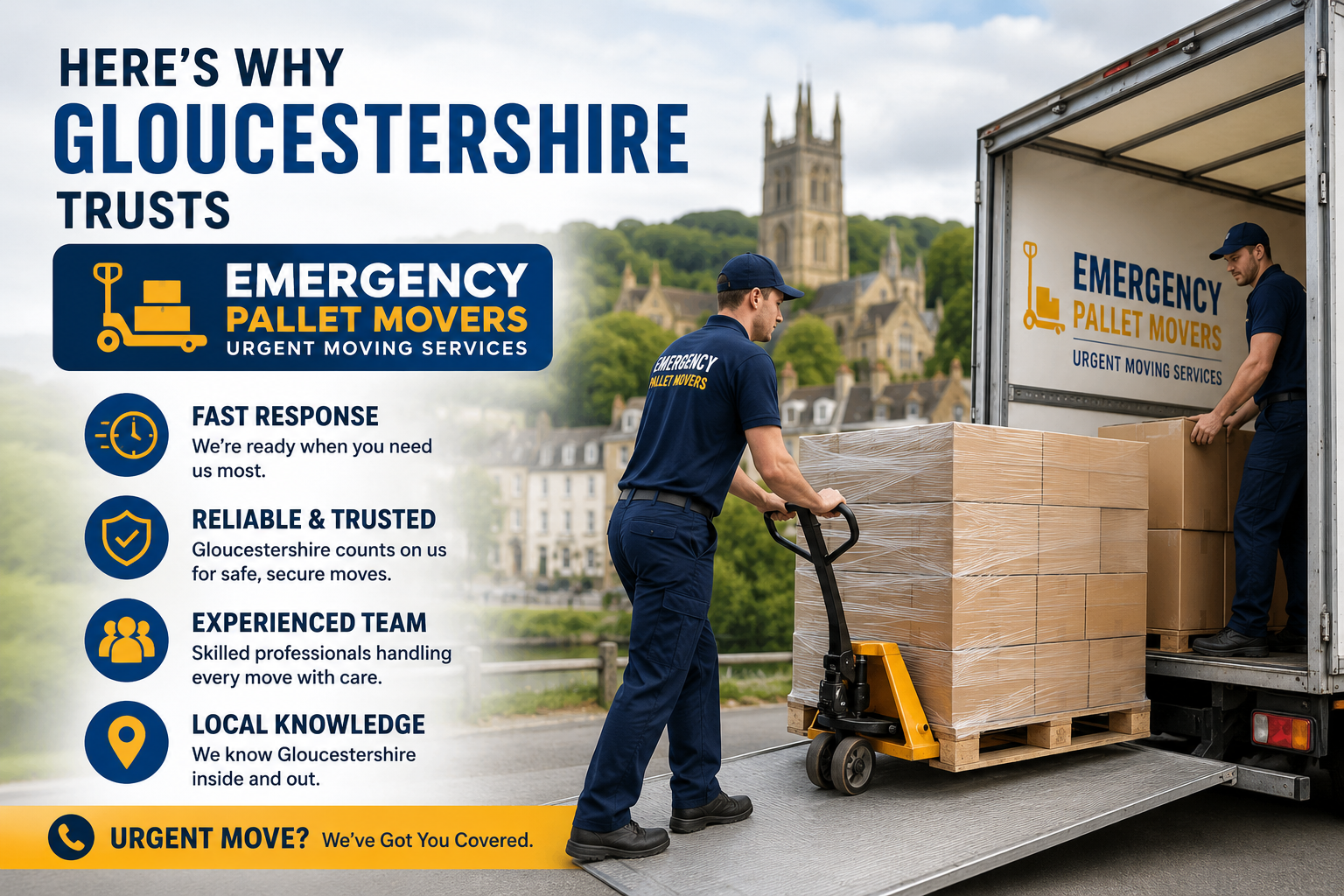 Pallet Movers for Urgent Moving Services 